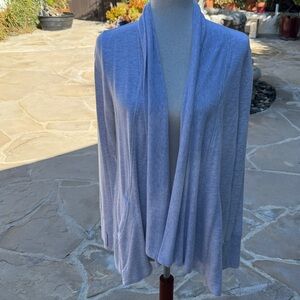 Athleta Heather Gray Knit Cardigan